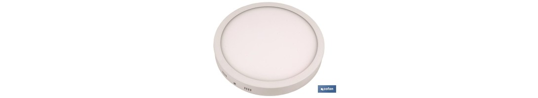 Downlight Blanco redondo Superficie