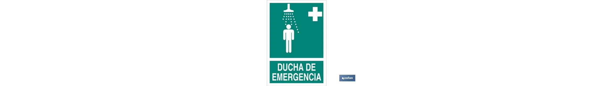 Ducha Emergencia imagen + texto