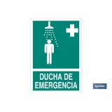 Ducha Emergencia imagen + texto
