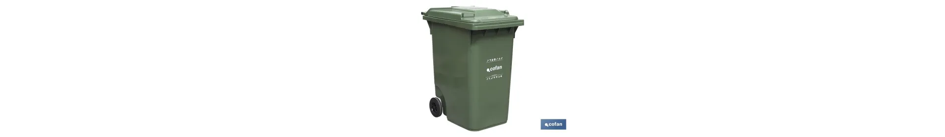 Tienda de Contenedores Verdes de 2 Ruedas | Capacidades: 240 y 360
