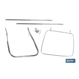 Pedal con aro sujeta bolsa de basura | Para contenedor de 120 litros | Fabricado en metal | Resistente y duradero