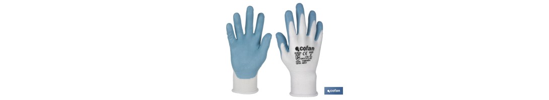 Guantes impregnados para uso alimentario | Sin costuras | Comodidad y seguridad | Con recubrimiento de nitrilo