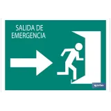 Salida emergencia Derecha Texto