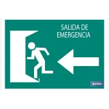 Salida emergencia Izquierda texto