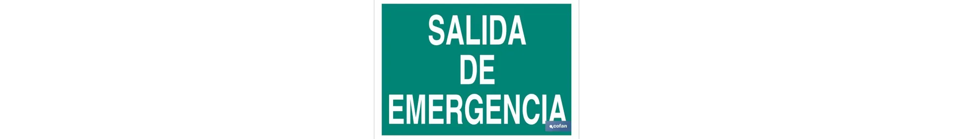 Salida de Emergencia Texto