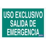 Uso Exclusivo Salida de Emergencia