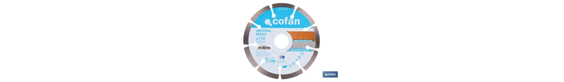 Discos de Diamante General de obra universal base