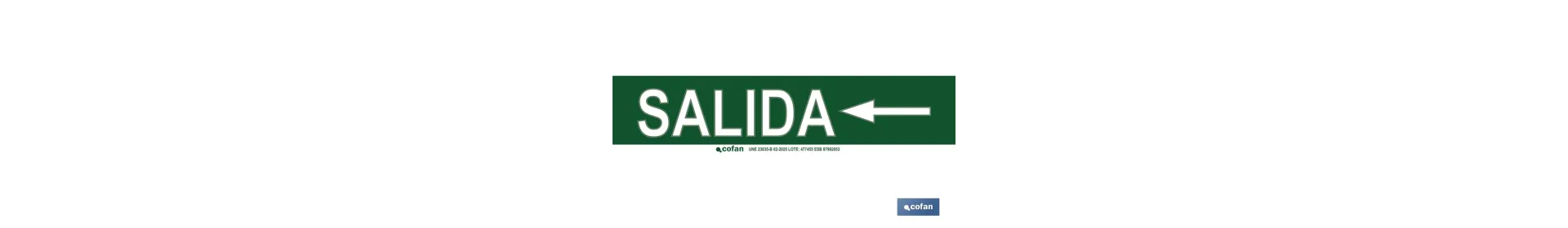 Señal Salida izquierda