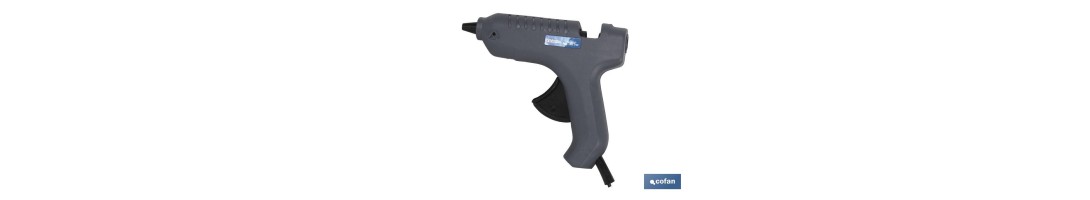 Pistola de cola termofusible Ø 12mm | Pistola de silicona caliente | Sistema de temperatura constante a 165°