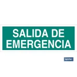 Salida de Emergencia Texto