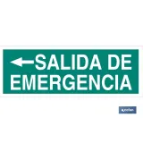 Salida de Emergencia Texto