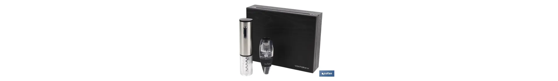 Comprar Set Cata de Vino + Sacacorchos Eléctrico. Modelo Syrah |