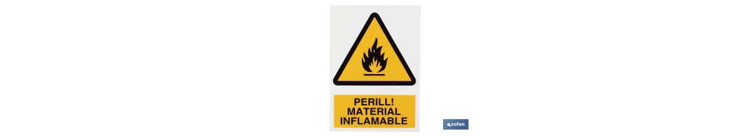 Perill material inflamable