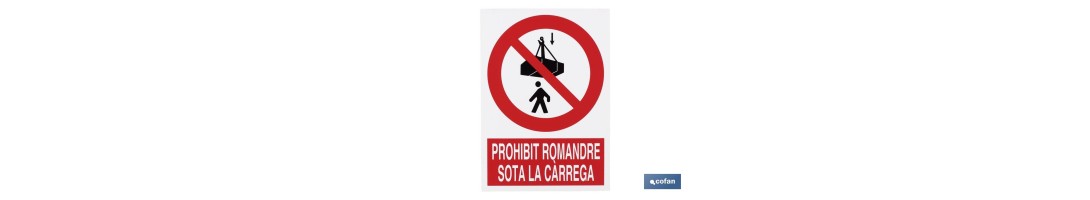 Prohibit romandre sota la carrega