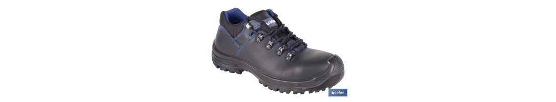 Zapato de Piel | Seguridad S-3 | Modelo Apolo | Puntera de Carbono Light | Color Negro