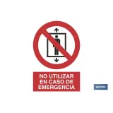 No utilizar en caso de emergencia