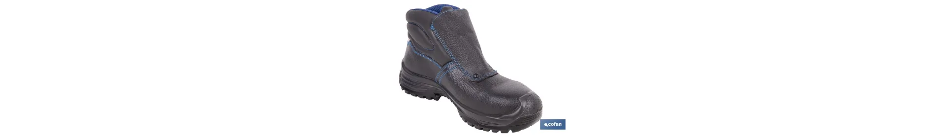 Comprar Bota de Piel | Color Negro | Cierre de Velcro | Seguridad S3