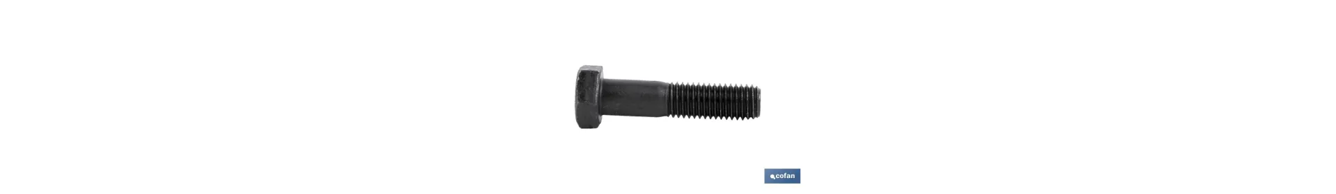 Tornillo con cabeza hexagonal Whitworth (UNC) DIN-931 | Rosca Parcial 1/2 | Clase 8.8 negro | Medidas desde 1/4 hasta 1