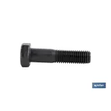 Tornillo con cabeza hexagonal Whitworth (UNC) DIN-931 | Rosca Parcial 1/2 | Clase 8.8 negro | Medidas desde 1/4 hasta 1