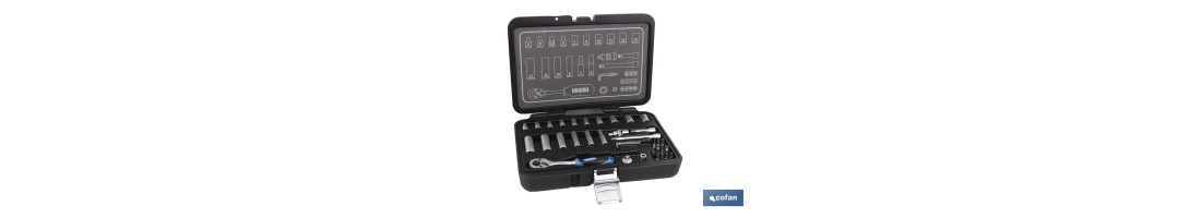 Maletín 36 pcs Profesional Vasos 1/4