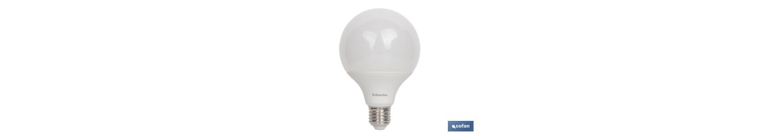 Bombilla Globo | Luz Fría 4000 K y 15 W | Rosca E27