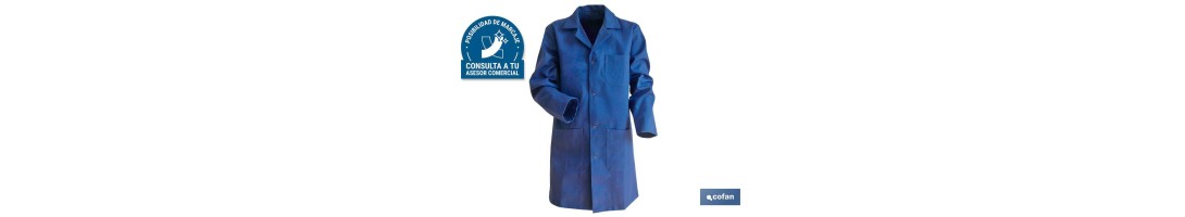 Bata Azul Oscura | Modelo Limeur | Material 100% Algodón | Color Azul Marino | Unisex