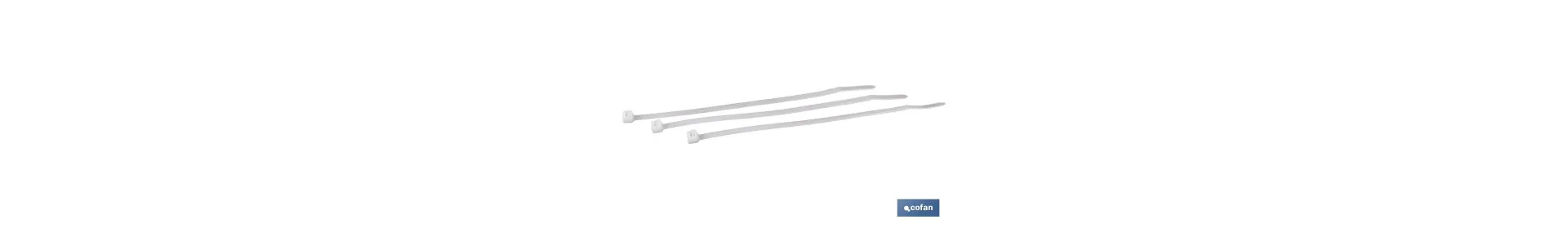 Bridas de Nylon Pa 6.6 Color Blancas Online | Ferretería César -