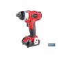 Atornillador percutor de impacto a batería con 2000 rpm | Batería Li-ion de 18V + Cargador incluido