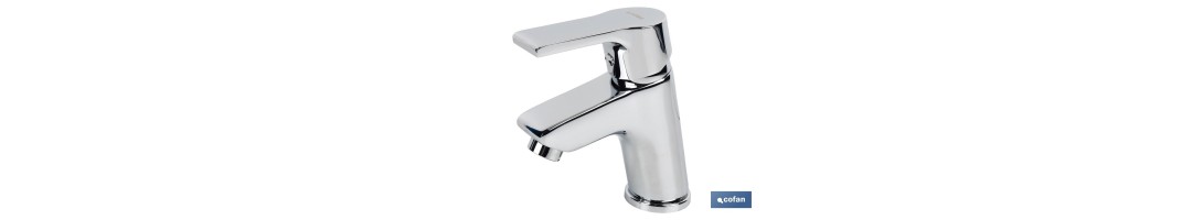 Grifo para Lavabo Monomando | Modelo Ross | Fabricado en Latón | Medidas 13 x 11 x 4.5 cm