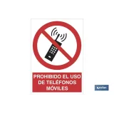 Prohibido el uso de teléfonos móviles
