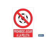 Prohibido jugar a la pelota