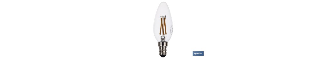 Bombilla Led Vela Filamento