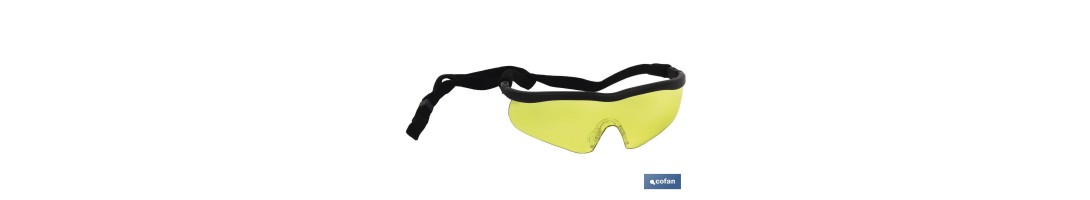 Gafas protectoras de seguridad ámbar | Resistente a arañazos | Mayor seguridad en bricolaje y soldadura, entre otros