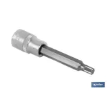 Llave de vaso de 1/2 | Fabricada en acero al cromo vanadio de alta calidad | Con punta larga XZN 10