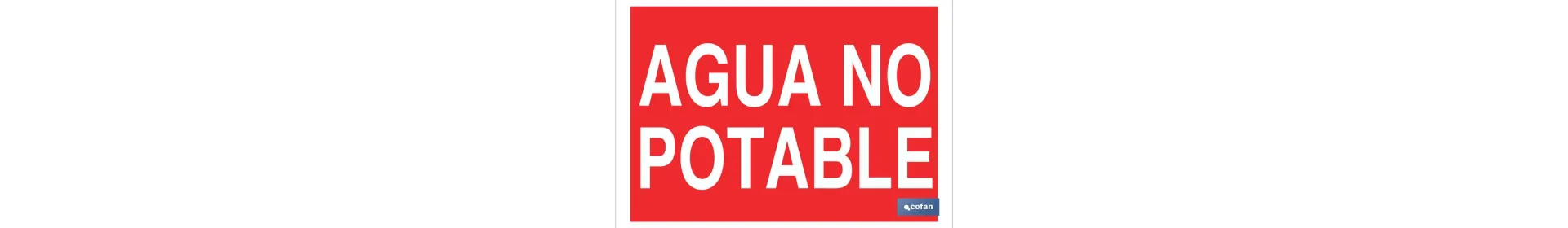 Agua no potable