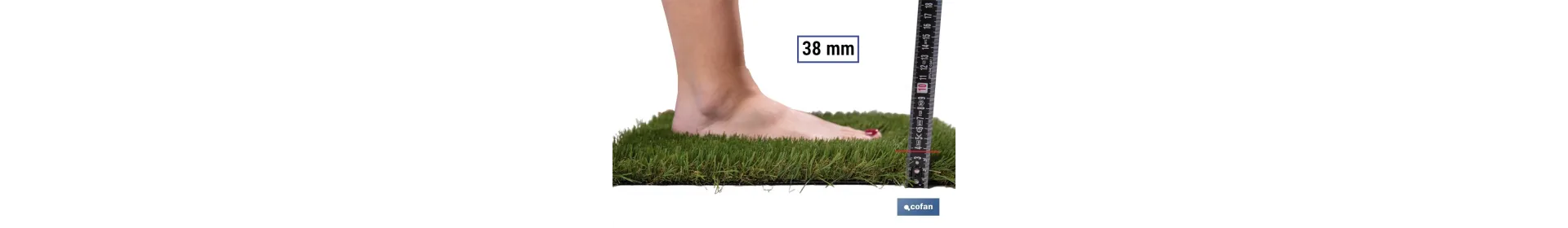 Tienda de Césped Artificial de 38 Mm para Terraza y Jardín | Modelo