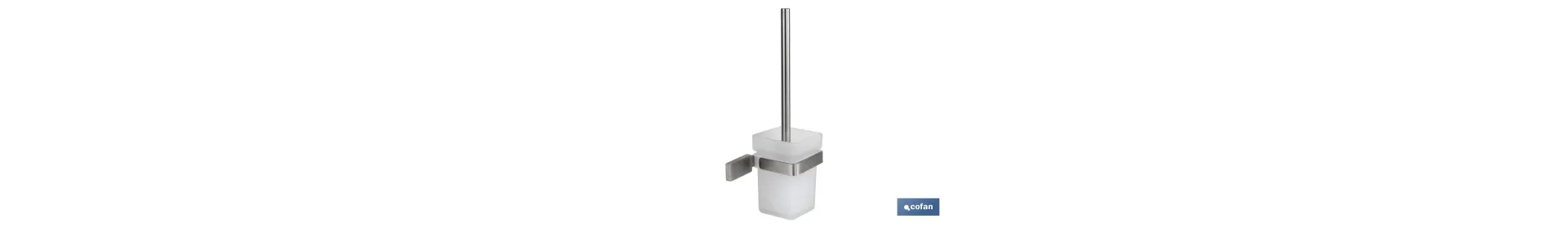 Escobillero para Baño | Modelo Madeira | En Acero Inoxidable 304 Satinado
