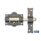 Cerrojo llave / llave pintado gris L/105 - 50 mm