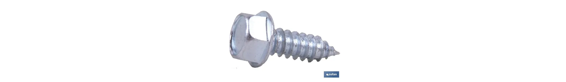Tornillo Roscachapa Cabeza Hexagonal con Arandela Estampada Zincado