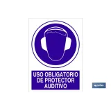 Uso obligatorio de protector auditivo