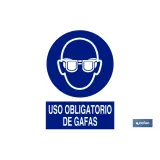 Uso obligatorio de gafas