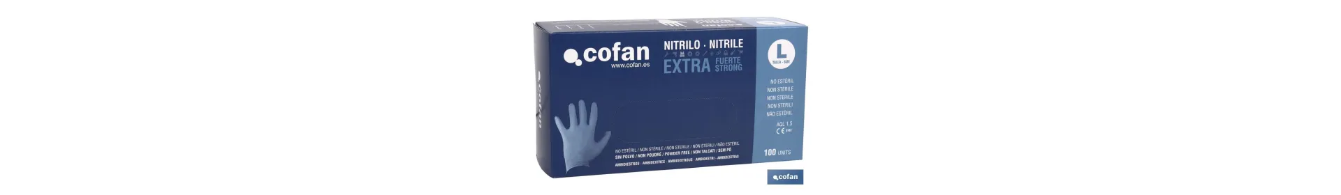 Tienda de Caja de 100 Unidades de Guantes de Nitrilo | Colocación