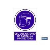 Uso obligatorio de pantalla protectora