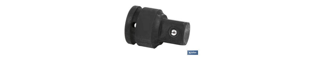 Adaptador de impacto 1 a 3/4| Con cuadradillo macho 3/4 y hembra de 1  | Fabricado especial para herramientas de impacto