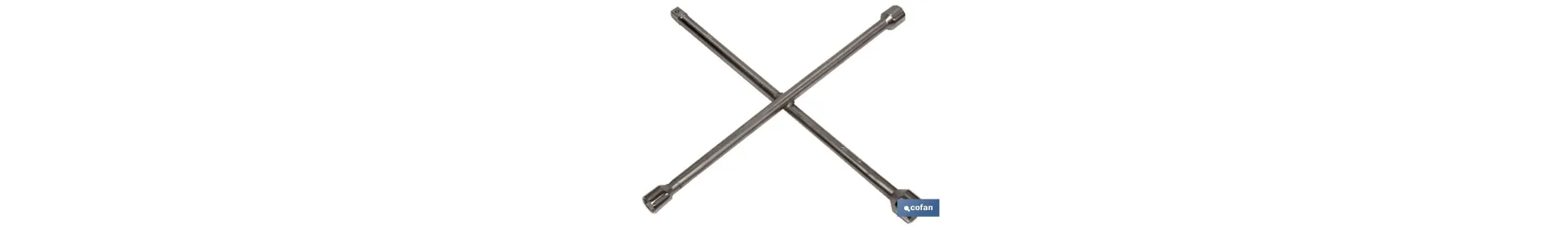 Llave en Cruz para Ruedas de Camión y Turismo | Longitud 380 Mm |