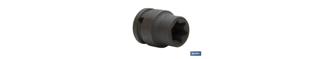 Vaso de impacto Torx de 1/2 | Modelo Hembra | Disponible en varias medidas