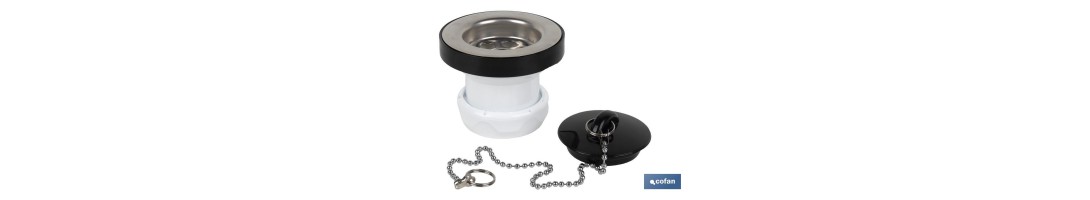 Válvula para Lavabo y Bidé | Fabricada en Polipropileno | Medidas: 1 1/4 o 1 1/2