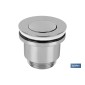 Válvula Click-Clack | Fabricada en Latón Cromado | Rosca 1 1/4 | Incluye Tapón Pequeño de Ø37 mm