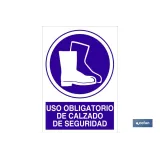 Uso obligatorio de calzado de seguridad