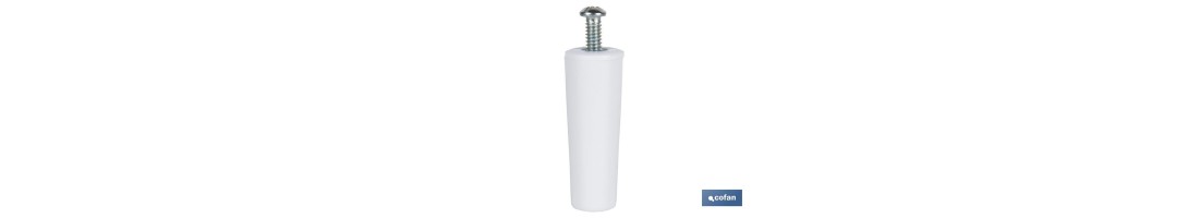 Tope para persianas en PVC | Medida 60 mm | Incluye tornillo métrica 6 | Disponible en varios colores